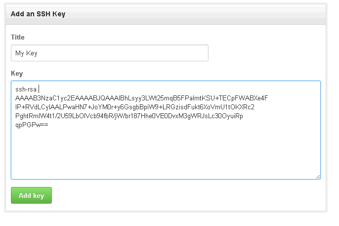 SSH RSA Key