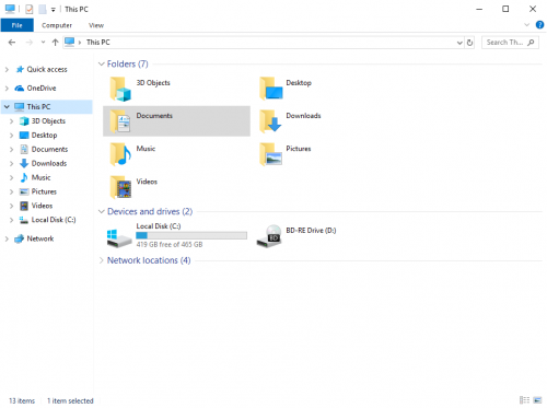 File Explorer shows only C: and D:][1]