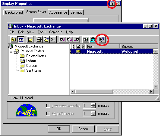 Those ? buttons were popular in the Win 95 days, but have largely dissapeared now.