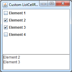 CheckboxListCellRenderer example