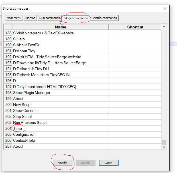 Dans le bloc-notes++, Comment puis-je insérer la Date et L'heure actuelles?