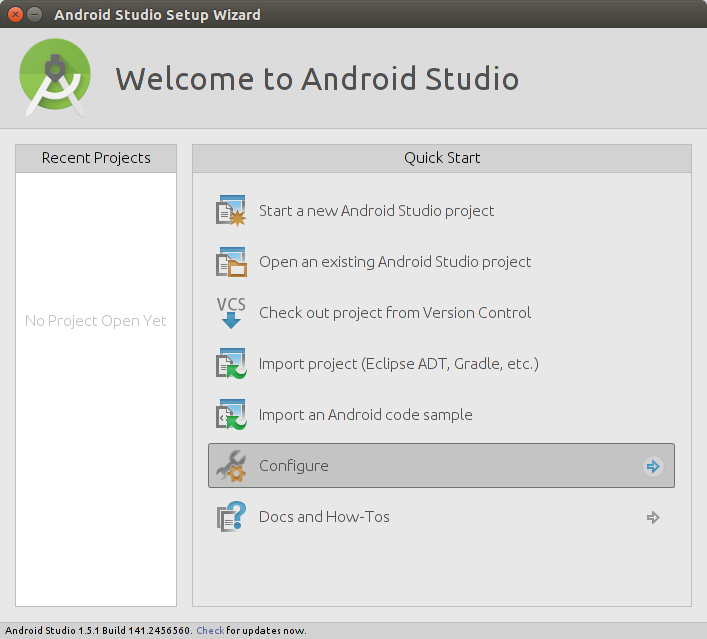 Création D'une icône de bureau Android studio