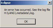 Error log txt file. Error log txt file
