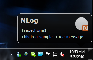 Trace message