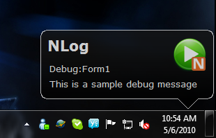 NLog debug message with Growl for Windows