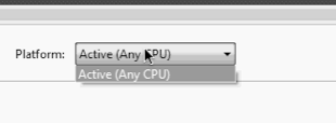 Plate-forme ne contient rien en dehors de " tout CPU"