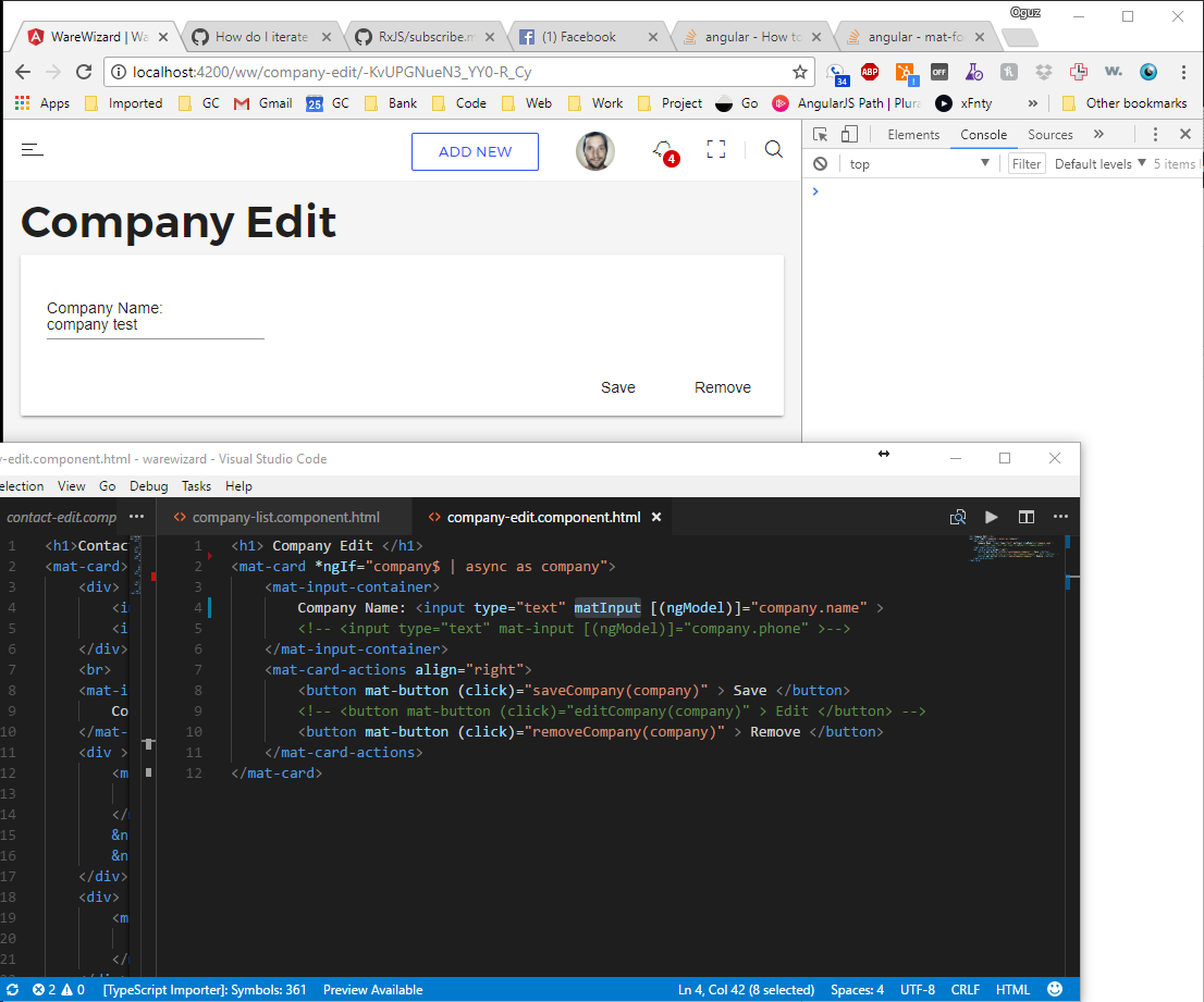 matformfield doit contenir un MatFormFieldControl