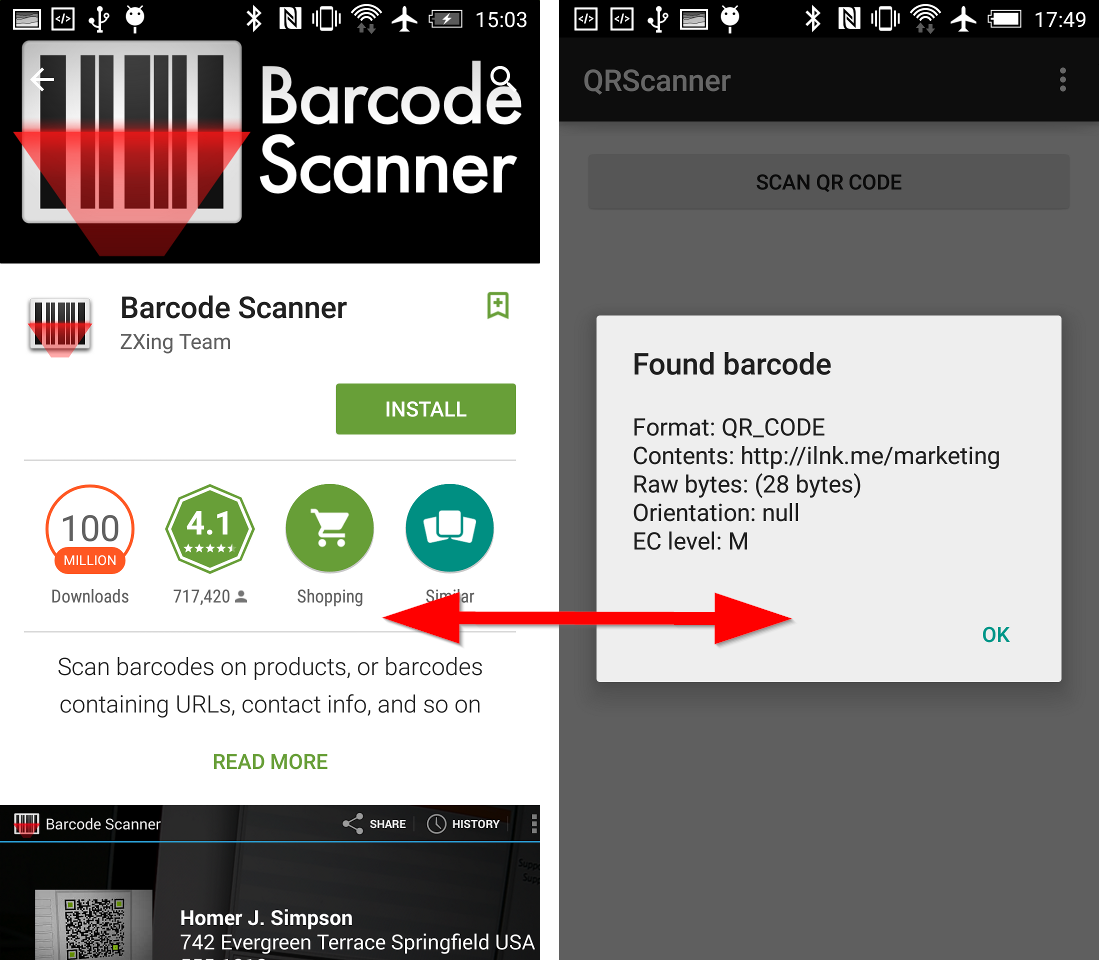 Barcode Scanner app