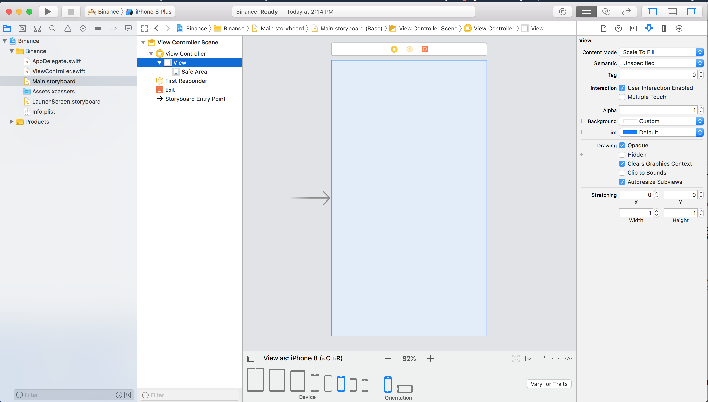 Xcode 10 Screenshot