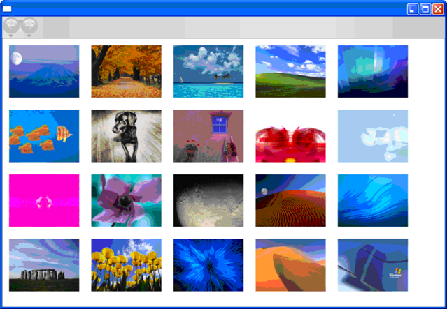 WPF ListView WrapPanel Images