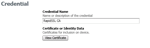 Credentials - iPCU