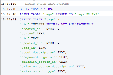 Base log window