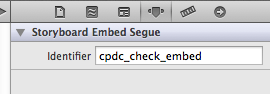 check embed screen in Xcode