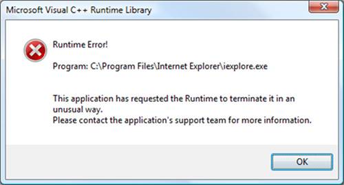 runtime errors