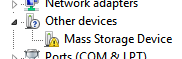 Screenshot of Device Manager